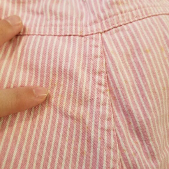 Osh Kosh B'Gosh Pink Striped Overalls, Toddler Girl 24M - Picture 3 of 4